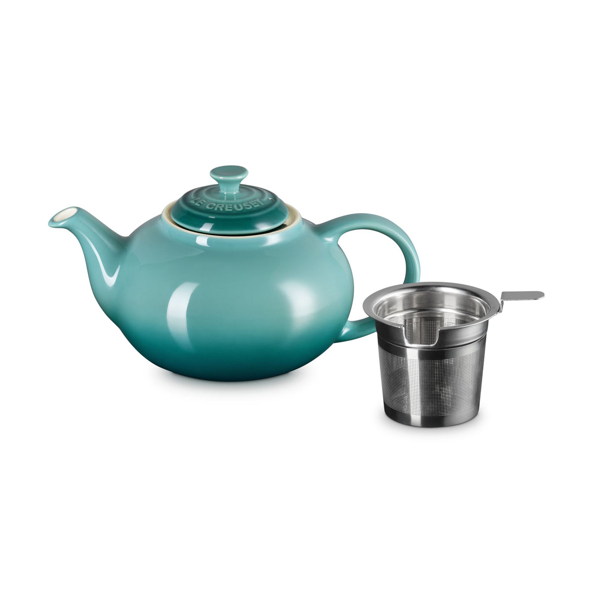 Le Creuset Stoneware Teapot with Infuser 1.3L
